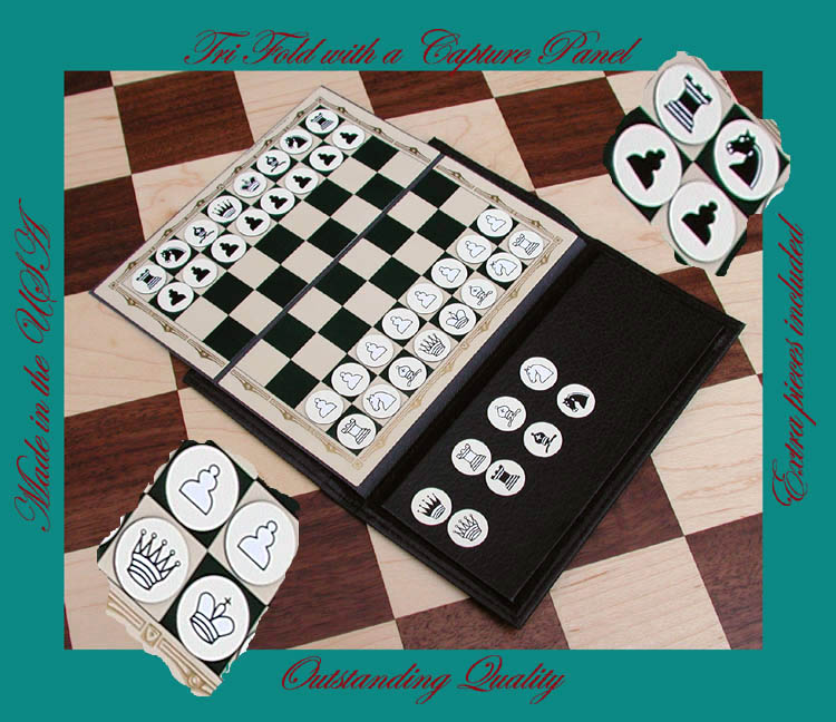 Magnetic Pocket Wallet Chess Set